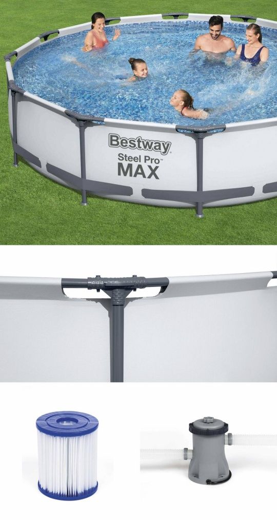 Piscina Bestway Redonda com 366x76 C/Filtro