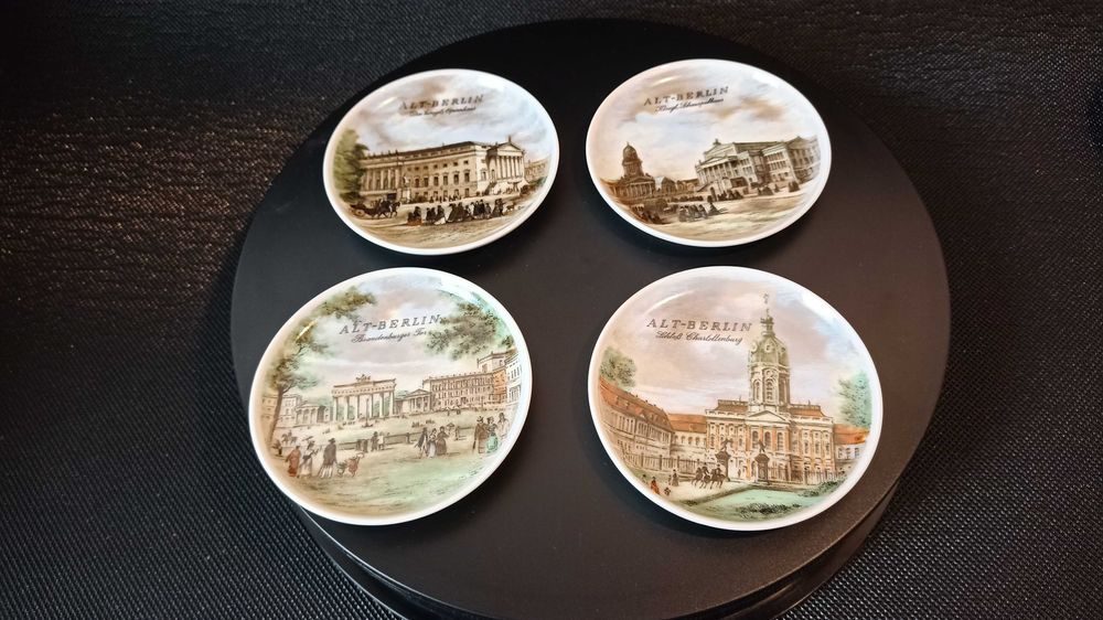 Talerzyki kolekcjonerskie porcelana Kaiser.ALT-BERLIN. Vintage.