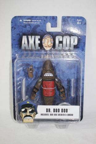 Boneco / Figura - Dr. Doo Doo - Axe Cop - Novo