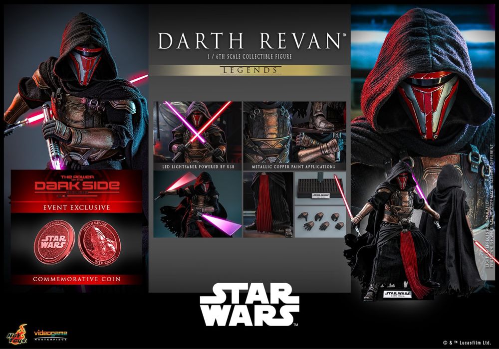 Фигурка 1/6 hot toys vgm 62 STAR WARS LEGENDS – DARTH REVAN