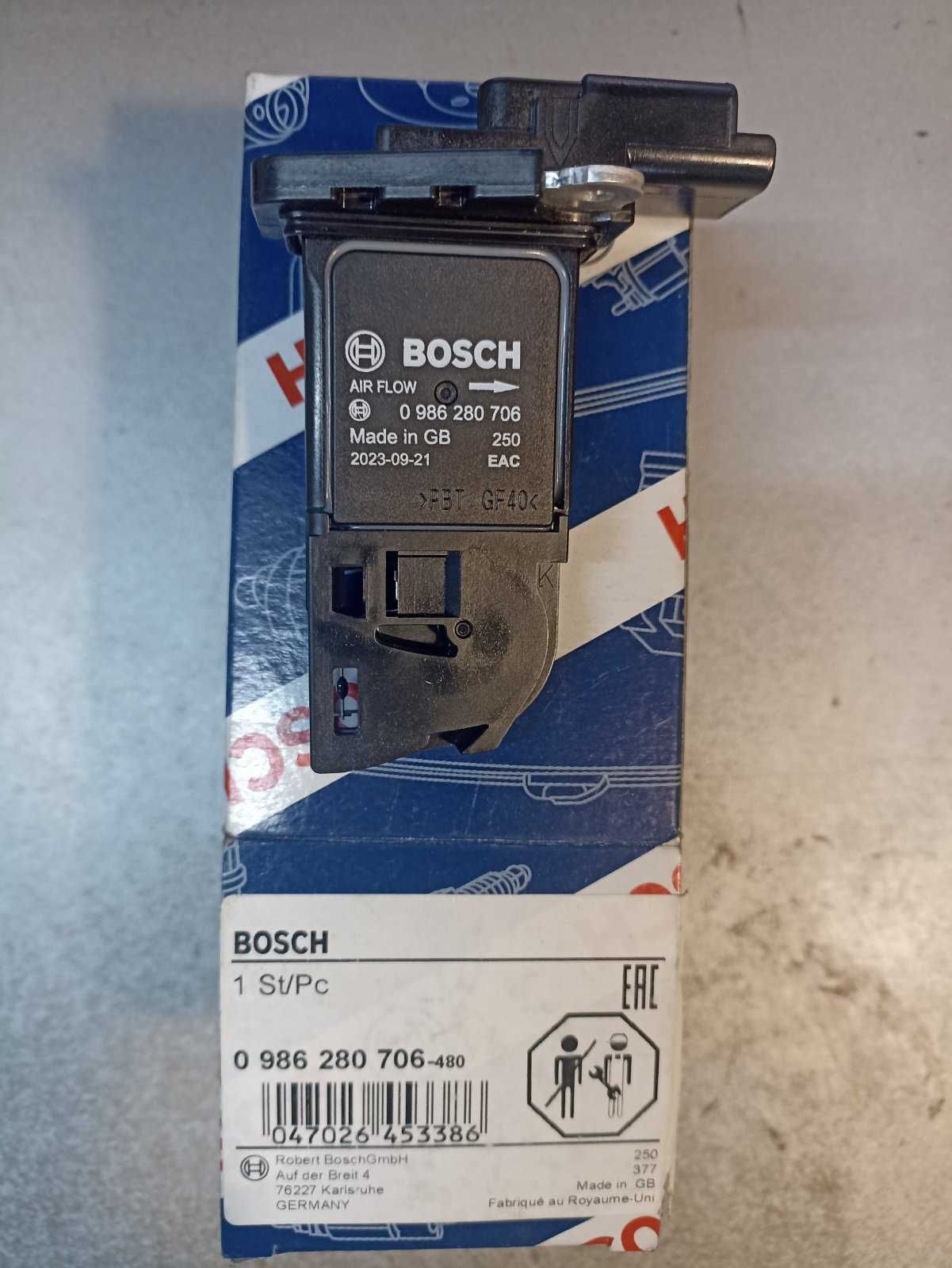 Витратомір повітря Citroen Berlingo (9677093080): Bosch 986280706.