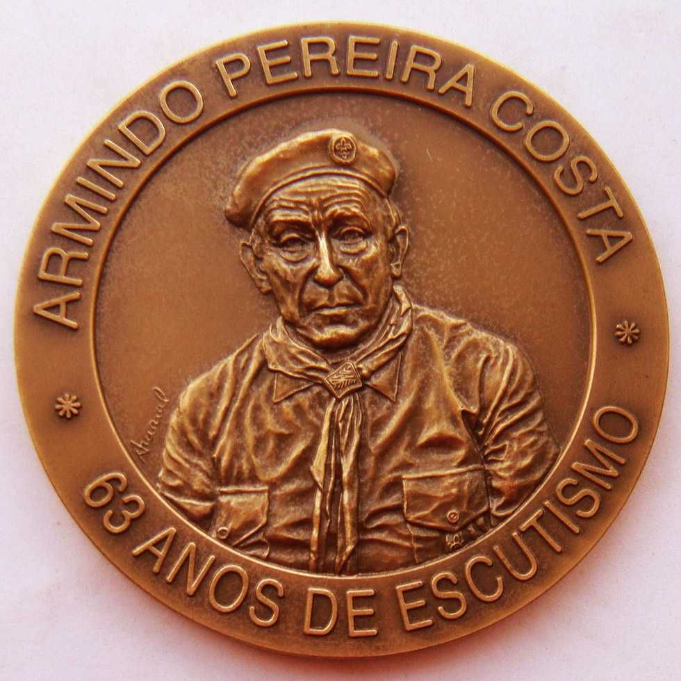 Medalha de Bronze Escutismo Escuteiros Flor-de-Lis 245 Vilarinho