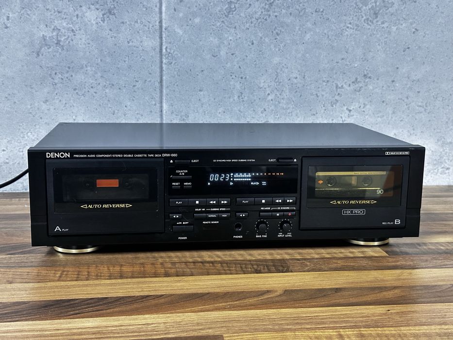 Denon DRW-660 deck wysokiej klasy, Precision audio Component