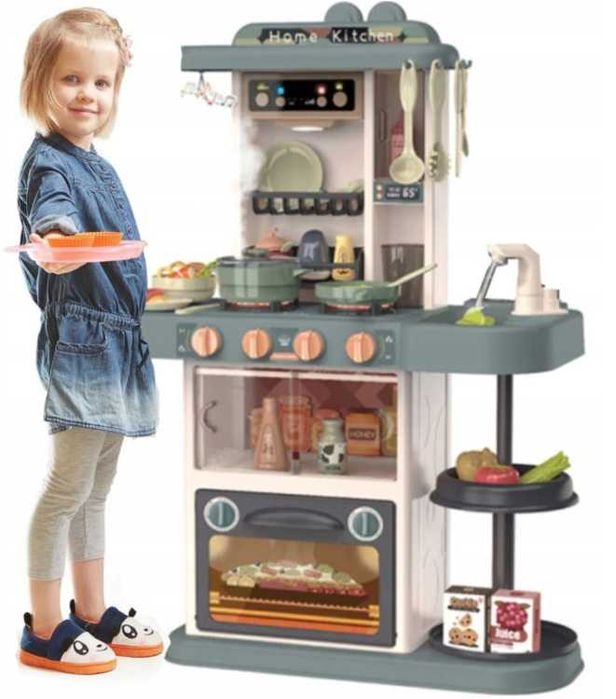 Kuchnia Dla Dzieci Kran Palnik + 38 AKCESORIA G300