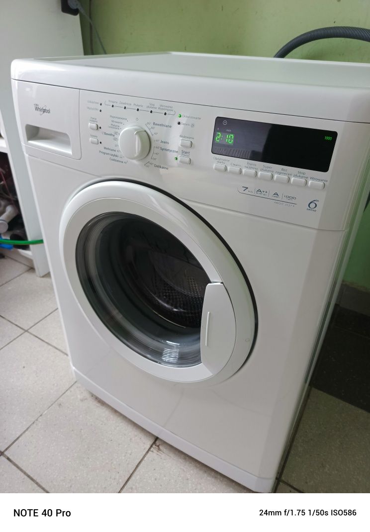 Pralka Whirlpool 7 kg 1000 obrotów
