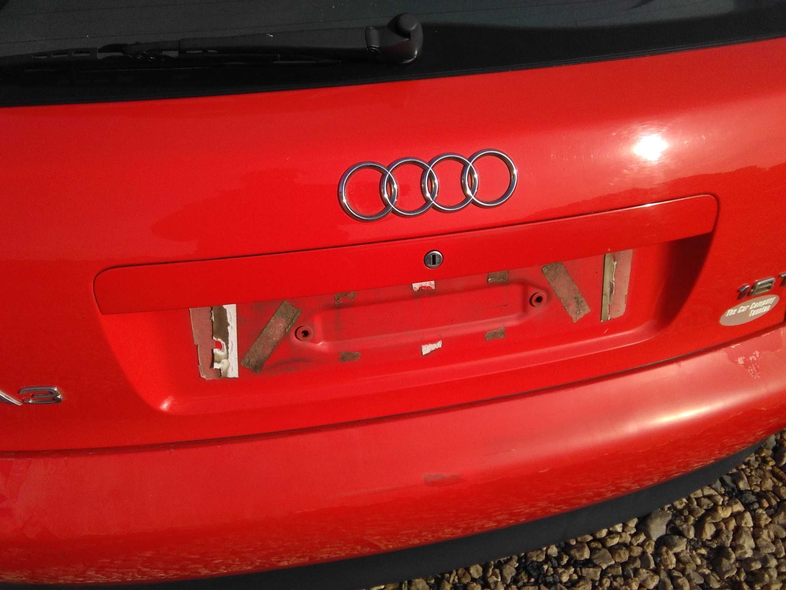 AUDI A3 8l Ly3f lift czerwona klapa tylna tył tyl z szyba