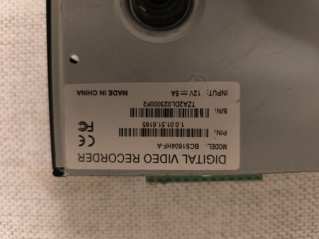 Rejestrator BCS 1604HF-A Dysk Sata 2 TB WD 20