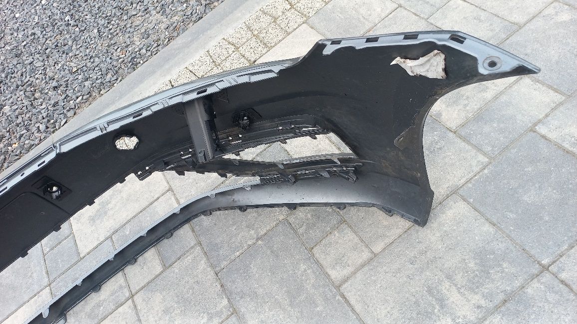 Vw golf vii zderzak lift 17- przód przedni szary lr7h