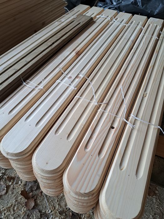 Sztachety drewniane świerkowe szer 12cm. Od ręki