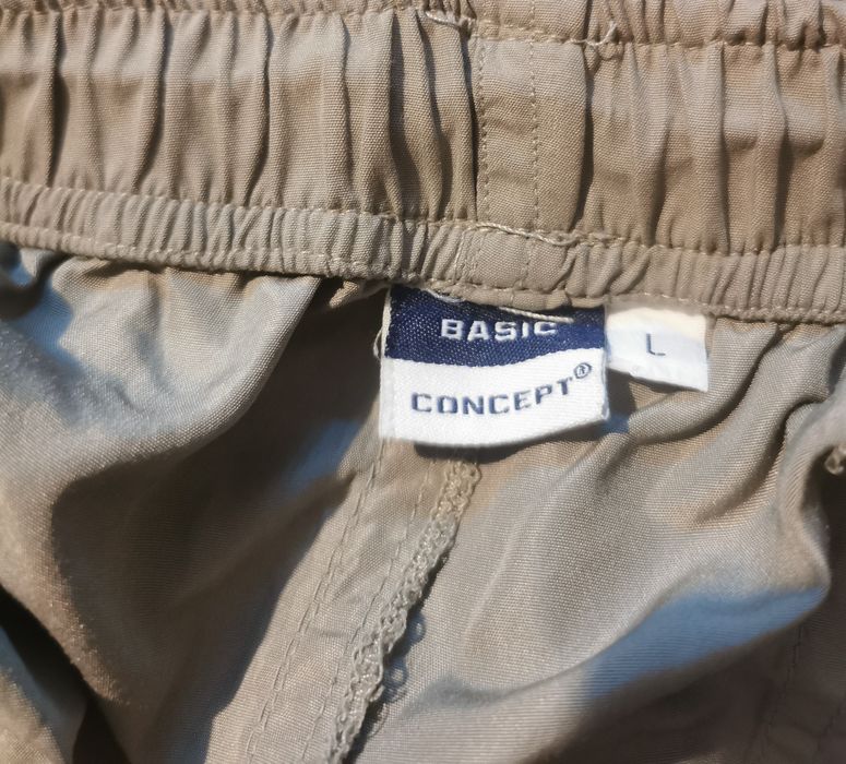 Spodnie 1/2 cargo L beżowe
