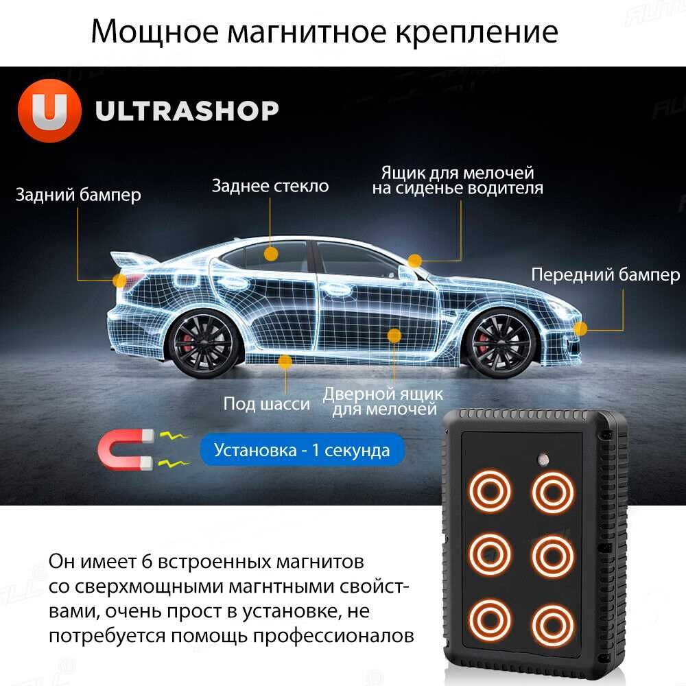 Мощный GPS-трекер TK-STAR TK-915i 4G с Микрофоном Магнитный 120 дней