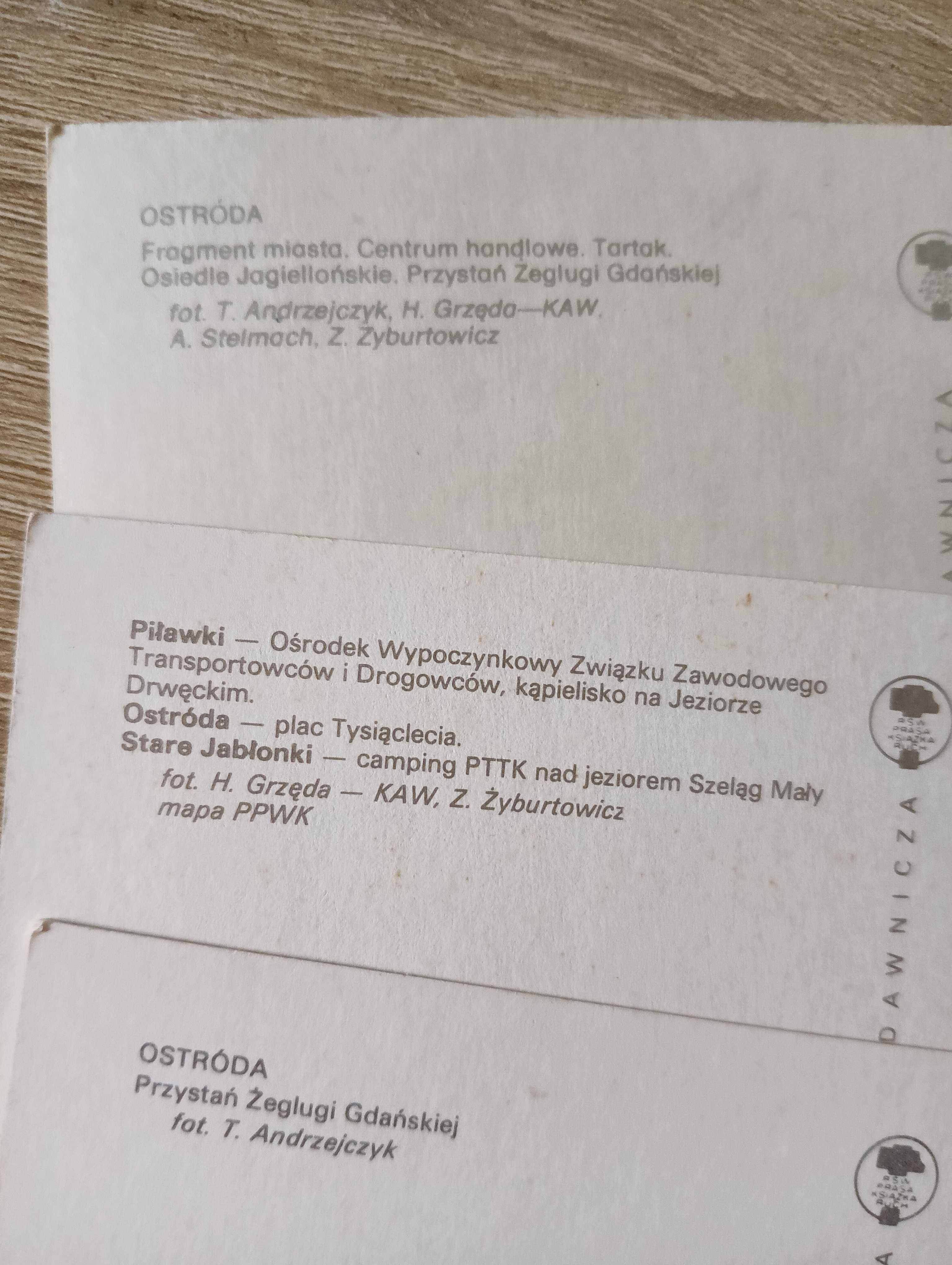 Pocztówki Ostróda