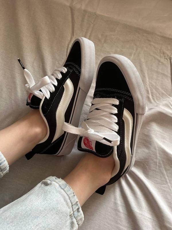 Vans Knu Skool Black, чорні ванси