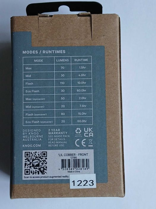 Knog Lil Cobber lampka rowerowa przód i tył*12186/7* Nowe i oryginal