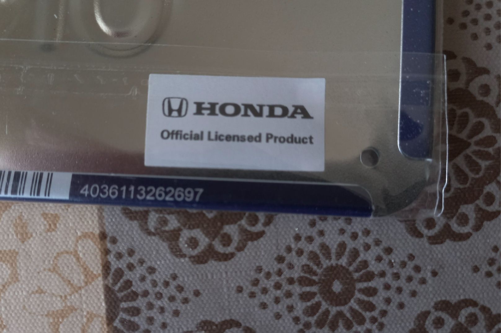 Placa Metal Honda 15cm por 20cm