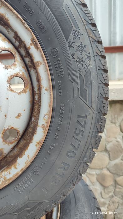 Продам зимові шини для Daewoo lanos 175/70 R13