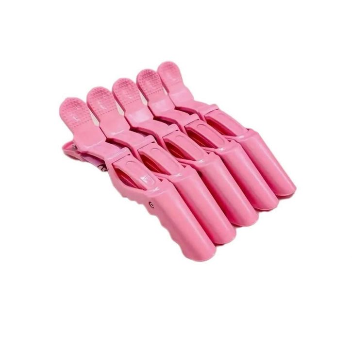 Набір з 5 стильних рожевих затискачів для волосся