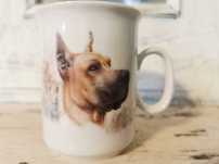Kubeczek porcelanowy pies