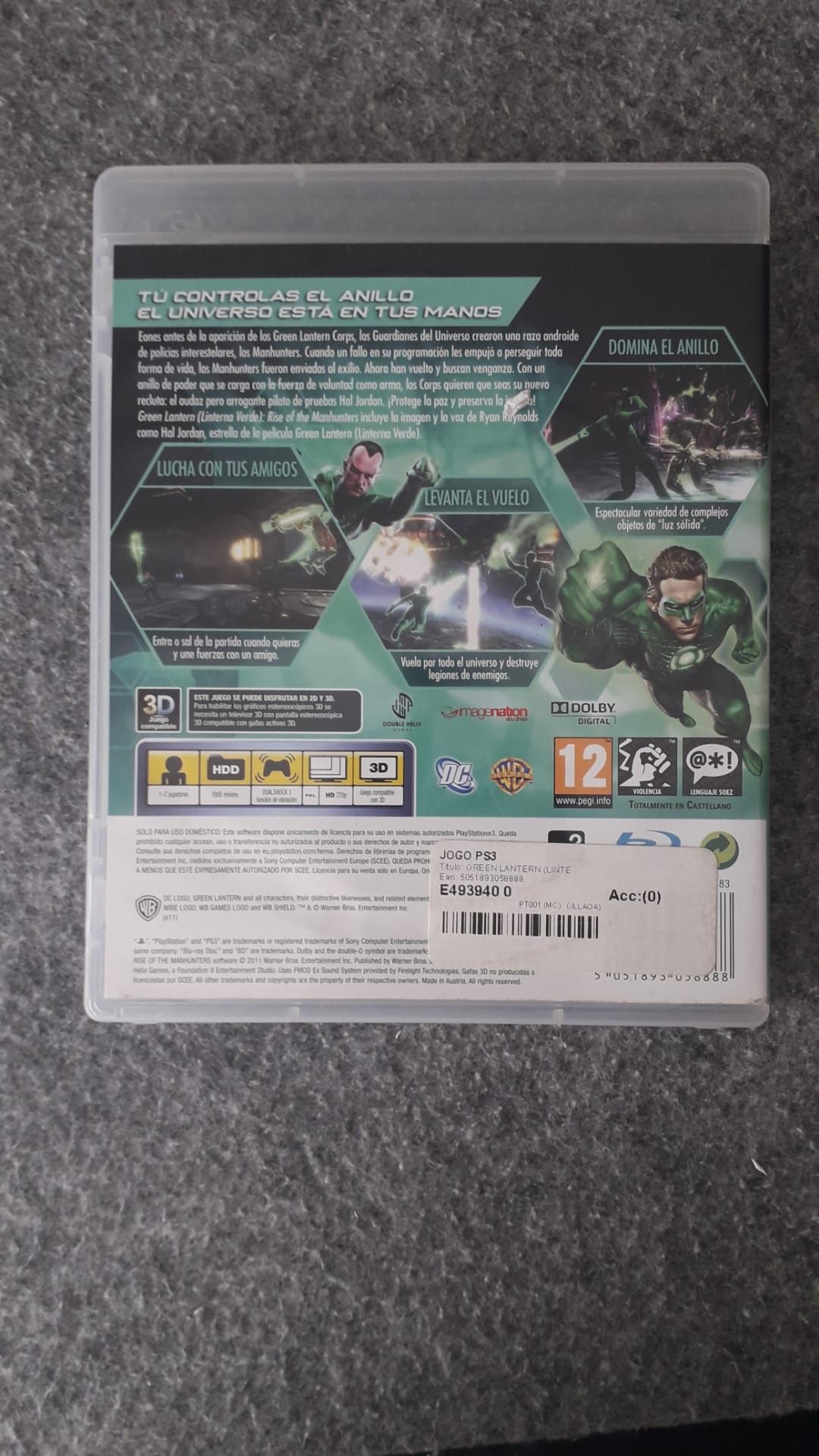 Jogo PS3 Green Lantern e Civilization Revolution