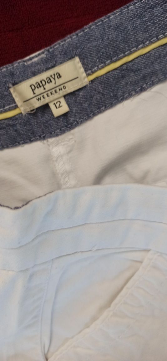 Białe spodnie chinos r. 42