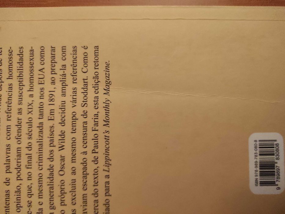 Oscar Wilde Retrato Dorian Gray Edição Não Censurada