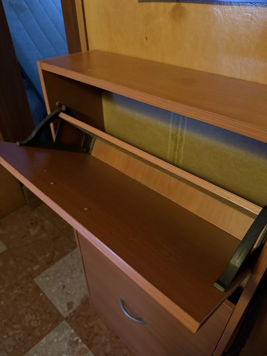 Szafka na buty brązowa