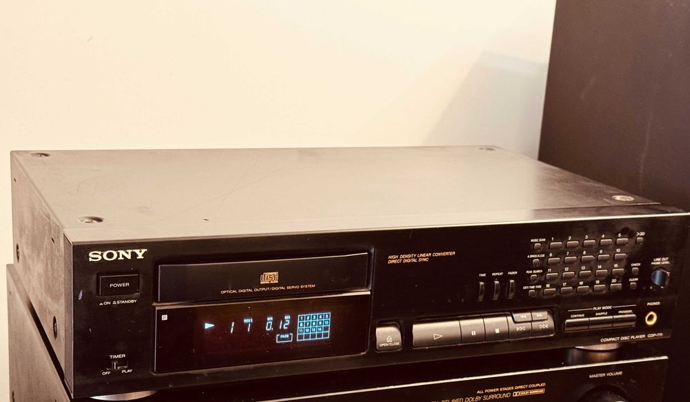 ‼️ Sony CD-плеер CDP-711 — винтажный Hi-Fi, Япония, ЦАП CXD2565M