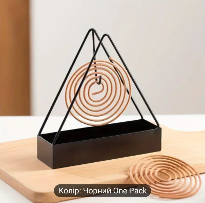 Тримач для спіралі від комарів Чорний Хіт продажу