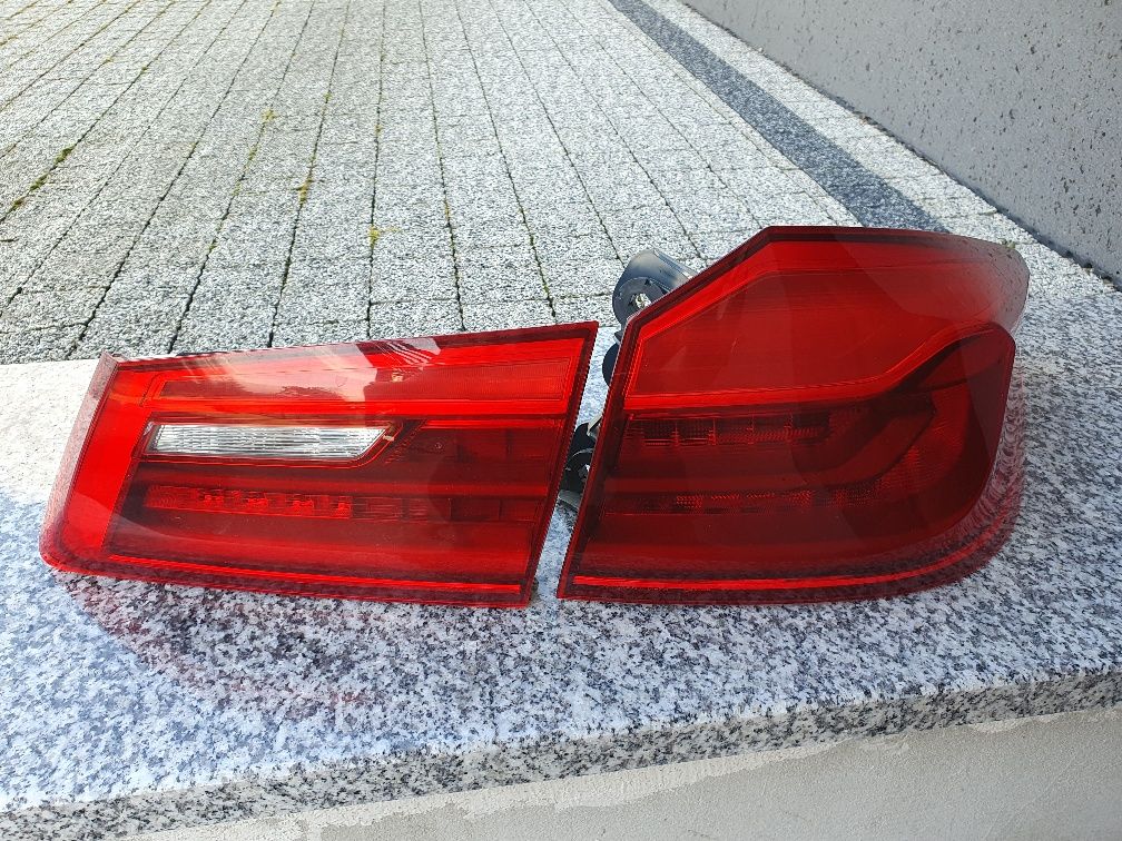 Bmw 5 g30 lampy tył komplet