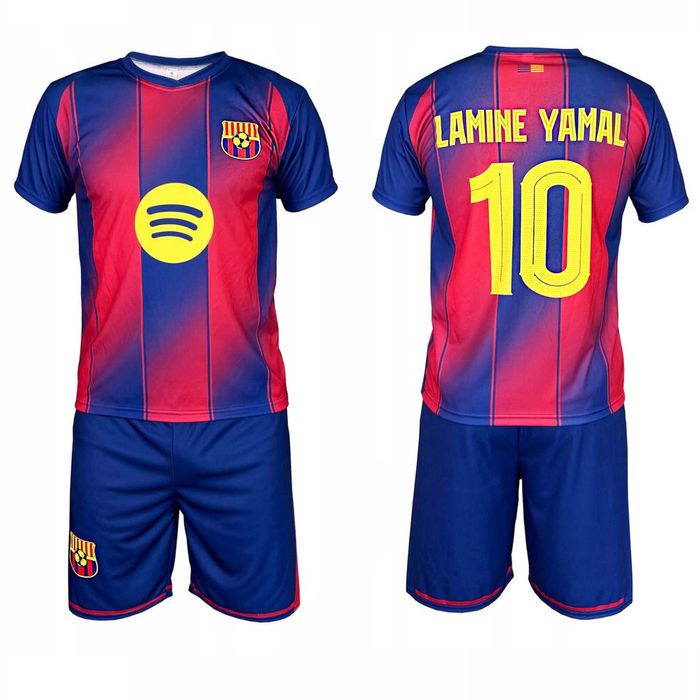 Strój dla młodego piłkarza - YAMAL BARCELONA - 152CM