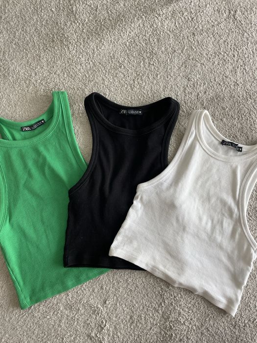 conjunto 3 tops zara