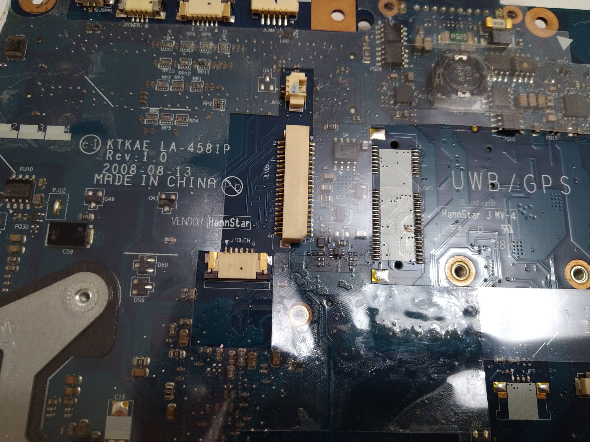 Toshiba Satellite A350D Motherboard