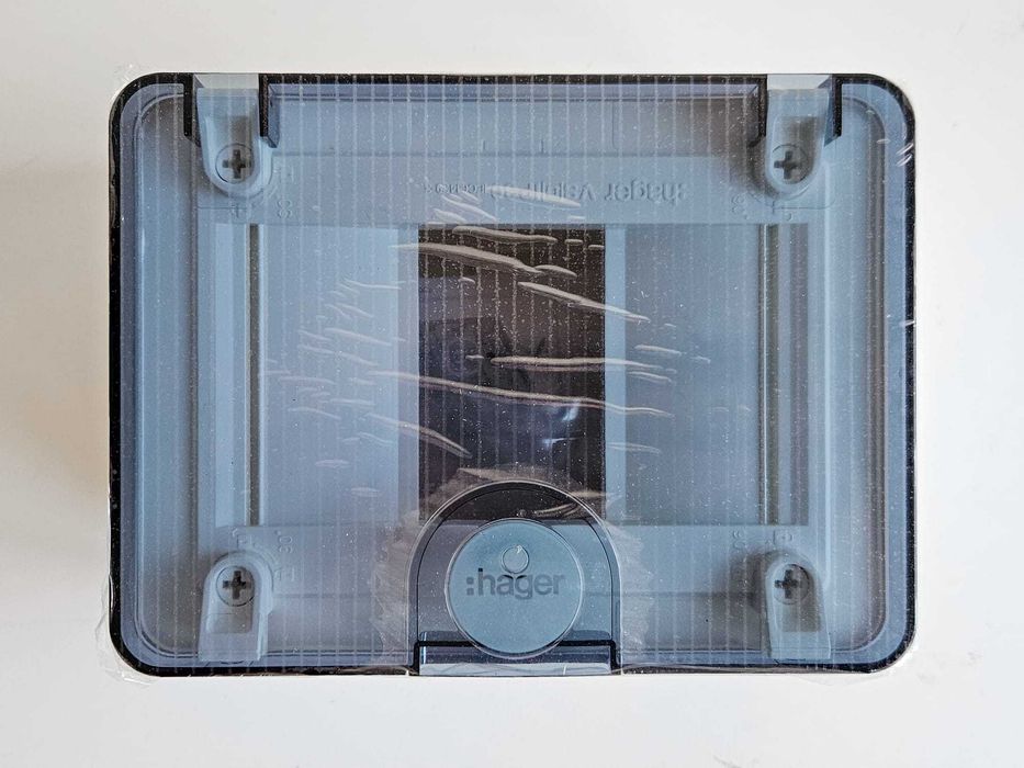 1x Caixa de distribuição Golf Sup. 1 fila 4M – HAGER VS104TP – NOVA