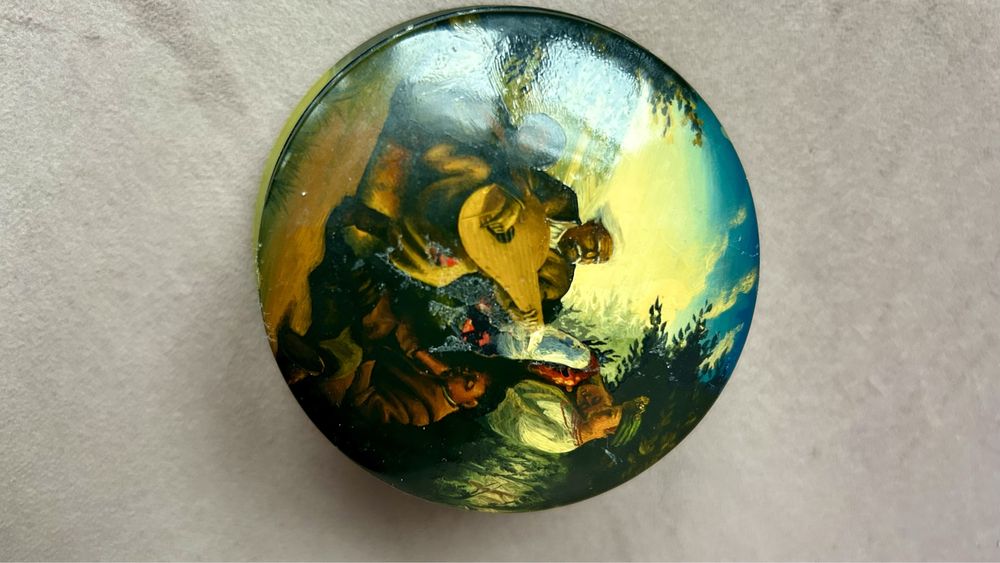 Шкатулка для прикрас, ручна робота, розпис