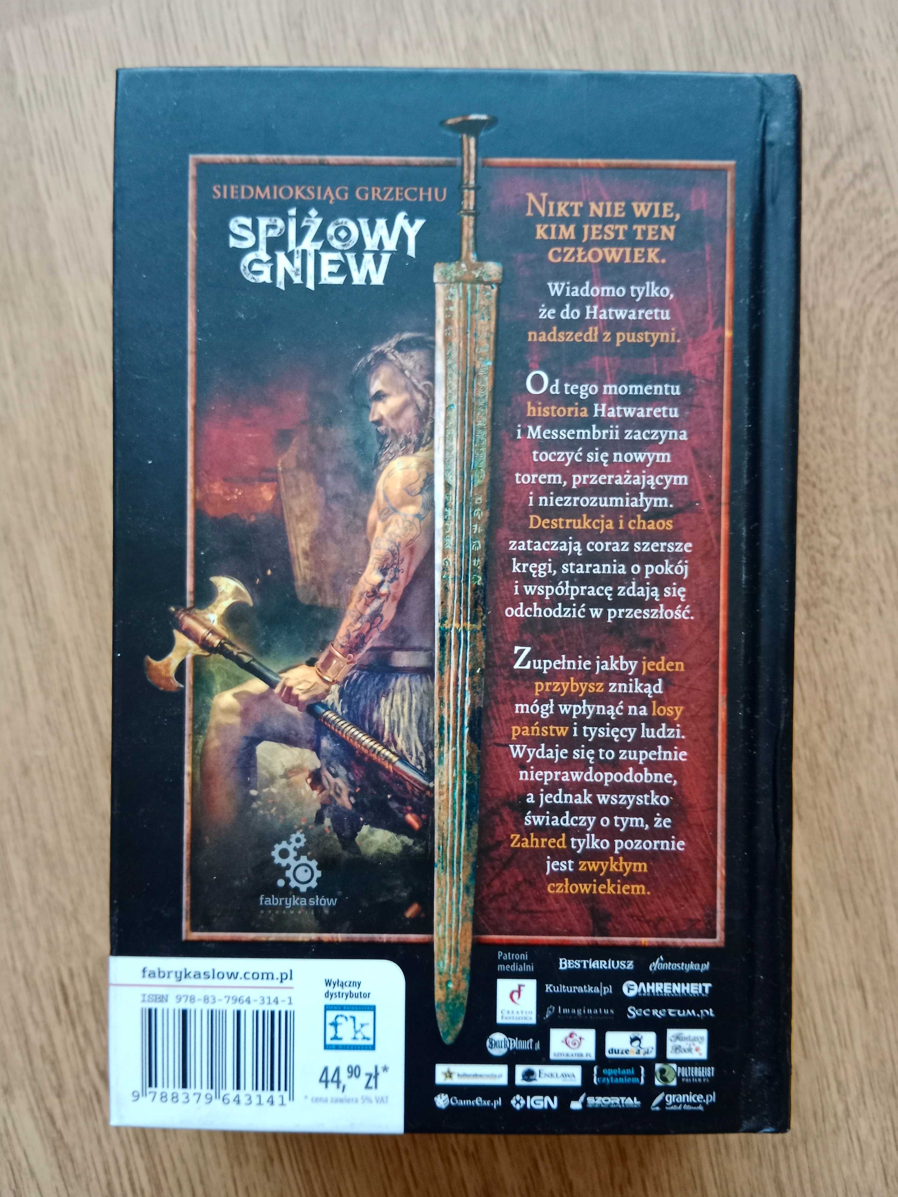 Michał Gołkowski - Spiżowy gniew Cykl: Siedmioksiąg Grzechu (tom 1)