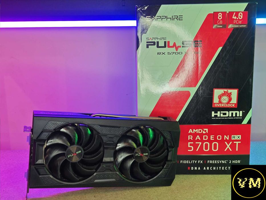 VM PC Магазин Rx 5700 xt 8gb Sapphire Pulse BE Суперзнижки!