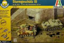 Italeri 7522 Sd.Kfz. Czołg 142/1 Sturmgeschutz III model 2 szt 1:72