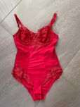 Czerwona bielizna body koronkowe sm