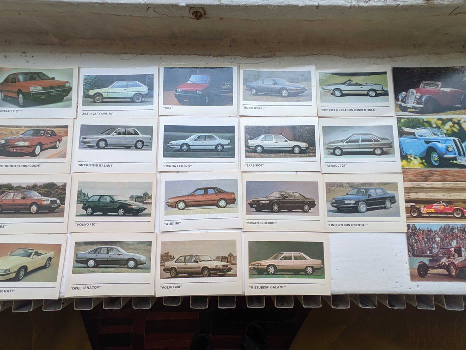 Календарик с изображением автомобилей, Каунас