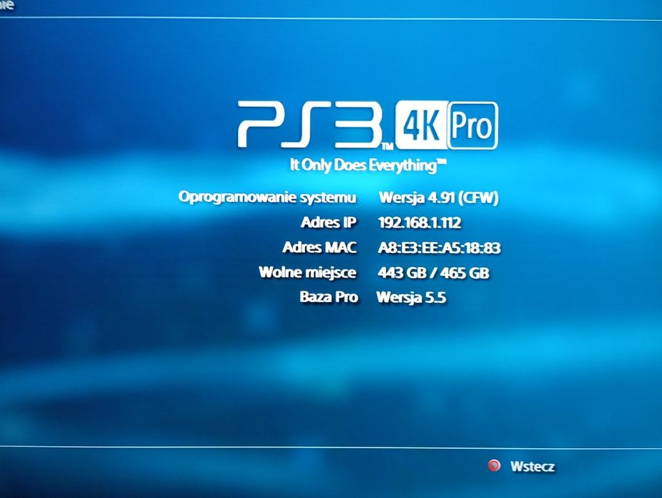 Konsola Sony PS3 slim 500gb CFW 4.92 pkgi sklep gry