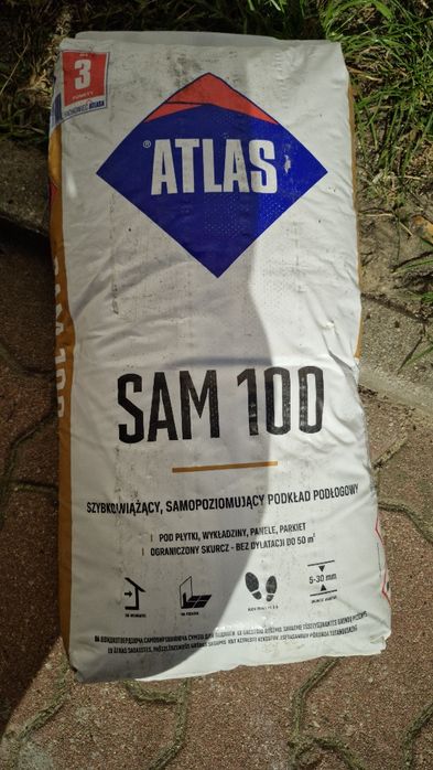 Sprzedam 3 worki wylewki samopoziomującrj Atlas SAM 100