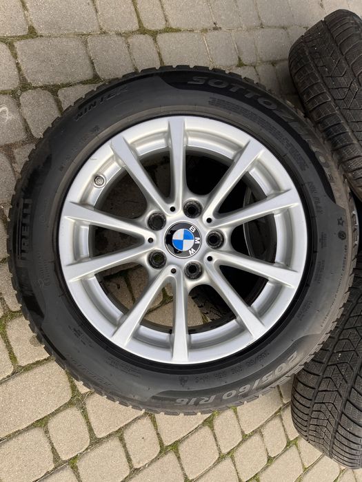 Koła zimowe BMW 16” 205/60/16 czujniki F30 PIRELLI 2022 opony run flat