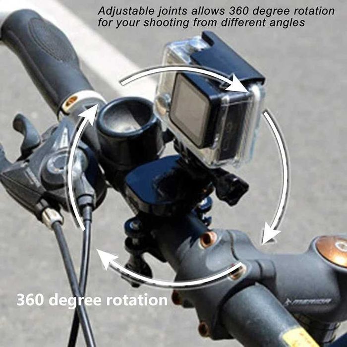 Uchwyt mocowanie na kierownicę do Gopro DJI Osmo kamera akcji