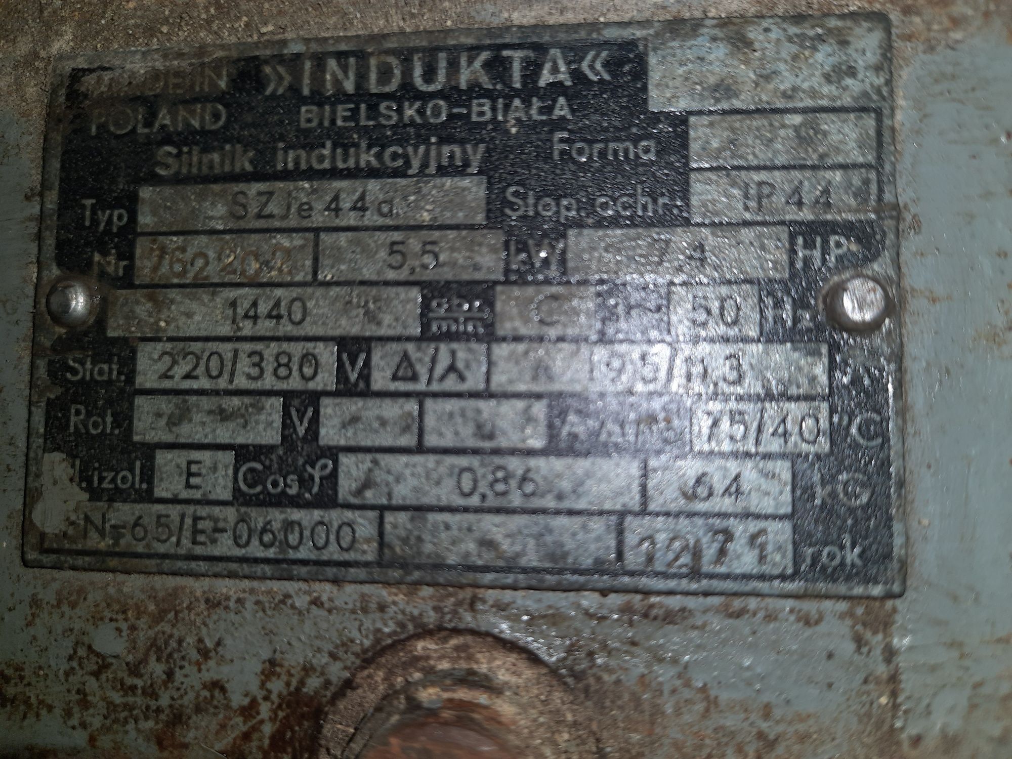 Ślnik elektryczny 7.5 kw