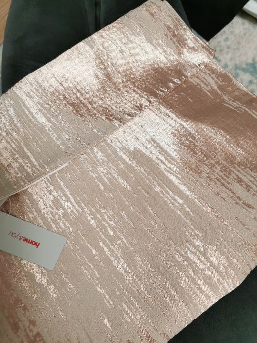 Bieżnik na stół Home&You pudrowy róż, beżowy