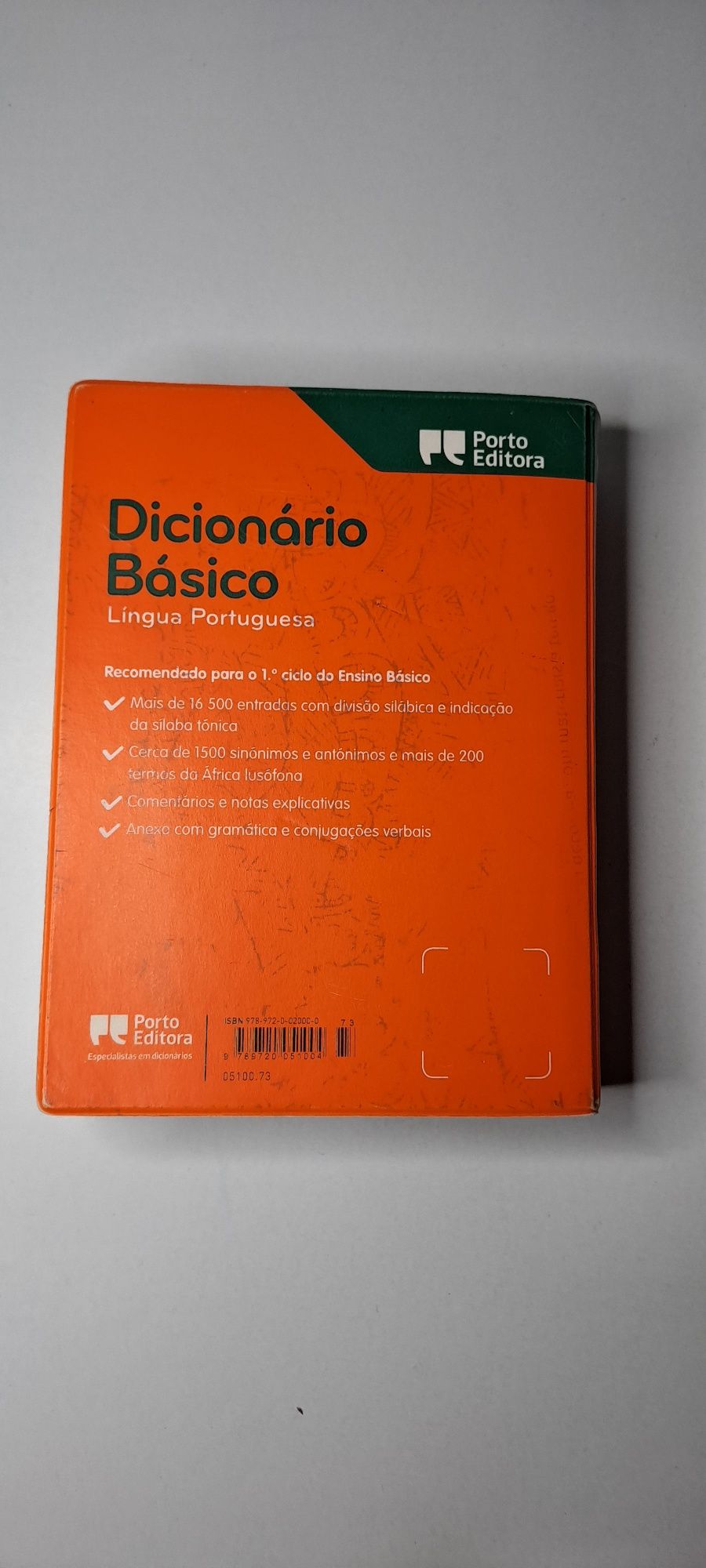 Dicionário Básico - Língua Portuguesa - 1° Ciclo (Porto Editora)