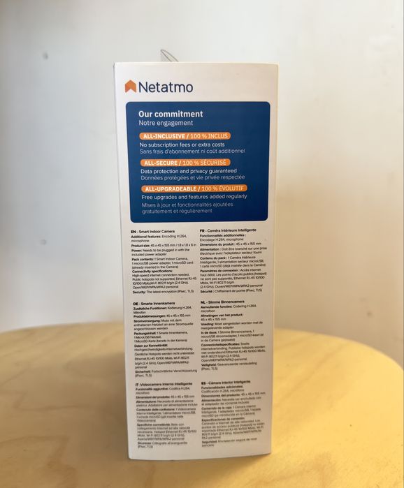 Kamera Netatmo Indoor Smart Camera - nowa, nieotwierana i nieużywana