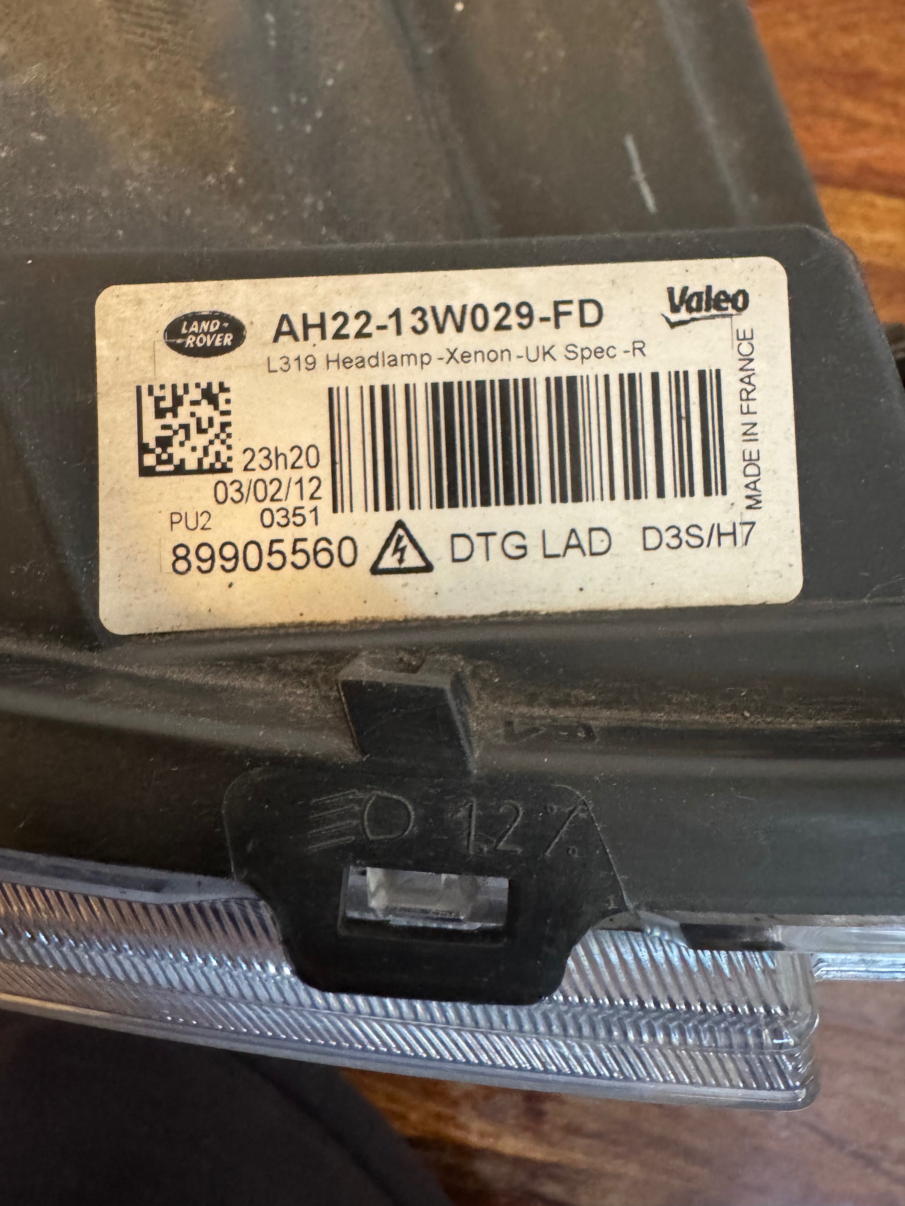 Farois xenon Land Rover Discovery L319