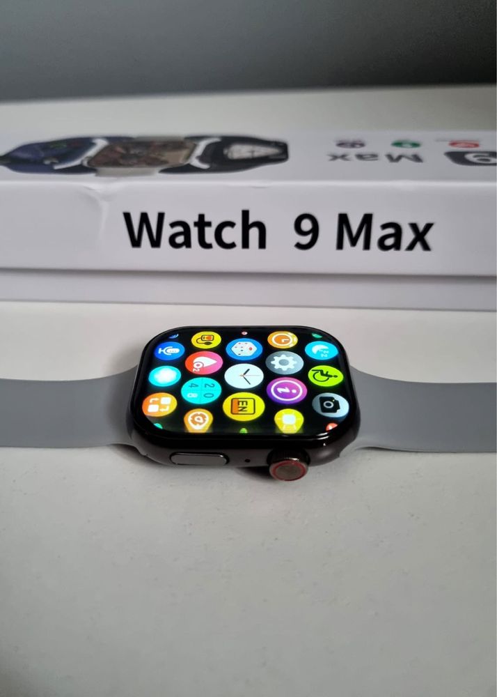 Smartwatch 9 MAX szary