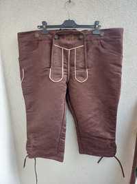 Duże bawarskie spodnie materiał xxl